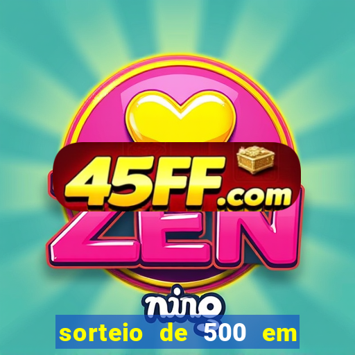 sorteio de 500 em cash toda segunda feira novibet como funciona